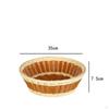 Корзина для сервировки еды, имитация ротанга, настольный хлеб для пикника, тканое хранилище