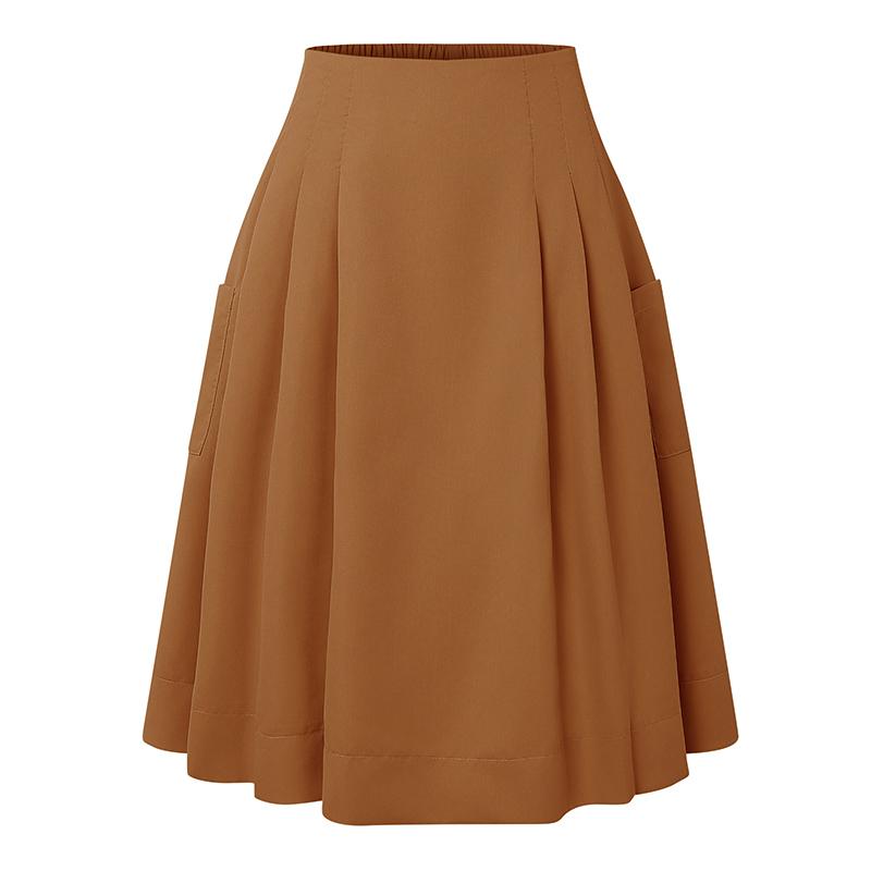 ZANZEA Женские повседневные свободные летние юбки с эластичной резинкой на талии