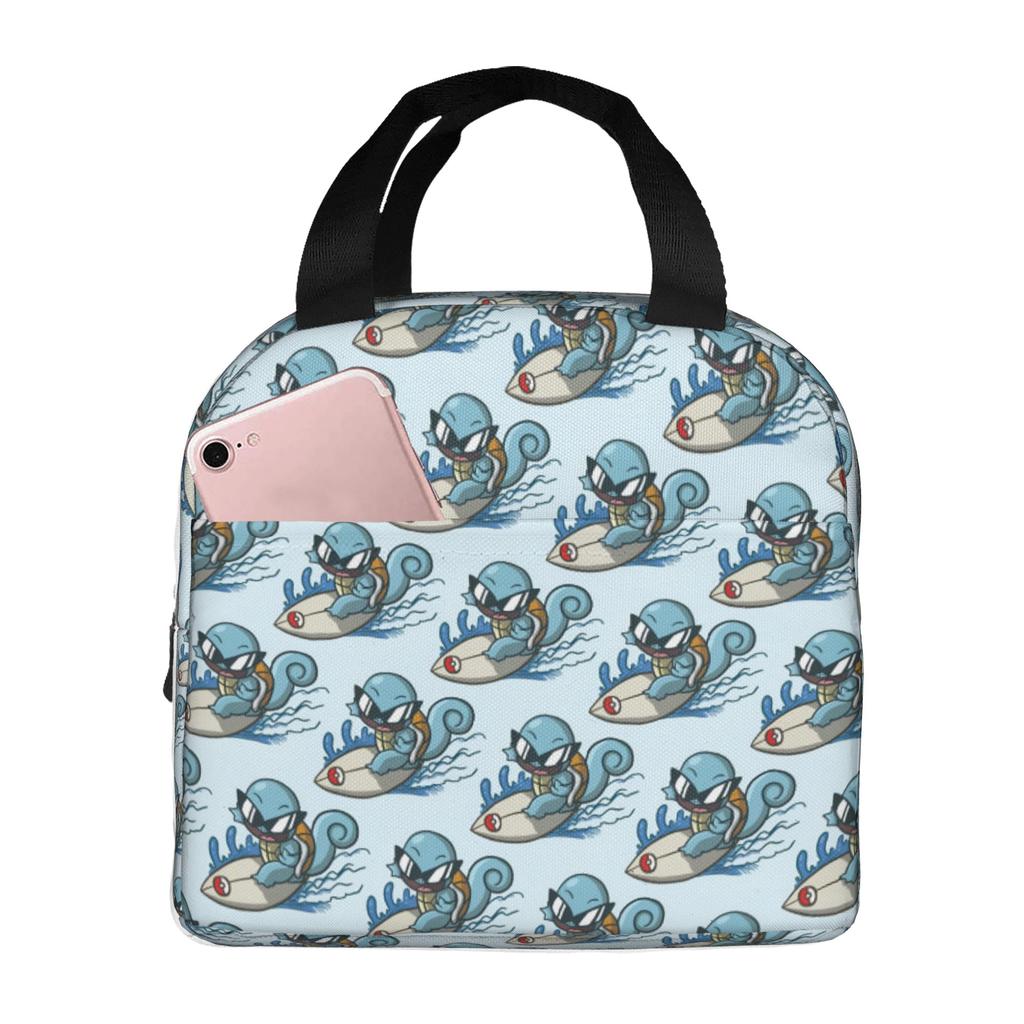 Custom S-Squirtles Lunch Bag Women Thermal Cooler Insulated Lunch Boxes for Adult Office