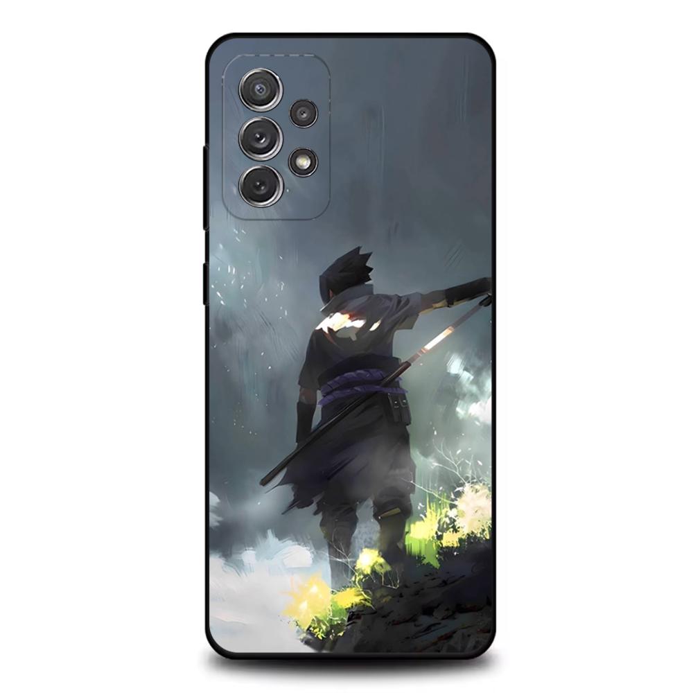 Anime U-Uchihas S-Sasuke Phone Case For Samsung S25,S24,S21,S22,S23,S30,Ultra,S20,Plus,Fe,Lite,Note,10,9,5G Black Cover