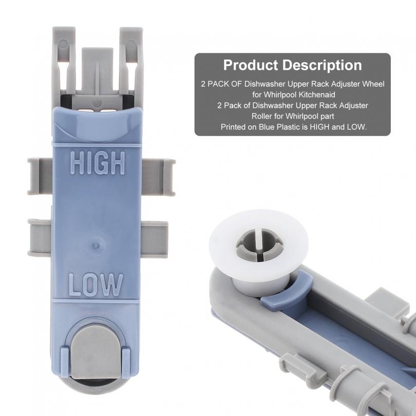 Регулятор колеса для посудомоечной машины для домашнего использования, подходит для Whirlpool WP8561996