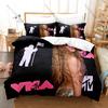 Shakira 3PCS Bedding Set, Duvet Cover + 2 Pillowcases, Latin Singer Print Soft Microfiber Bedding for Fans Bedroom Decor