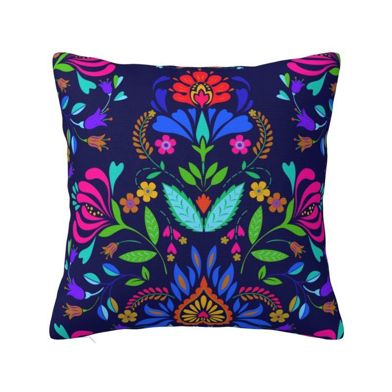Mexican Otomi Bird Luxury Throw Pillow Covers Home Decorative Animal Embroidery Car Cushion