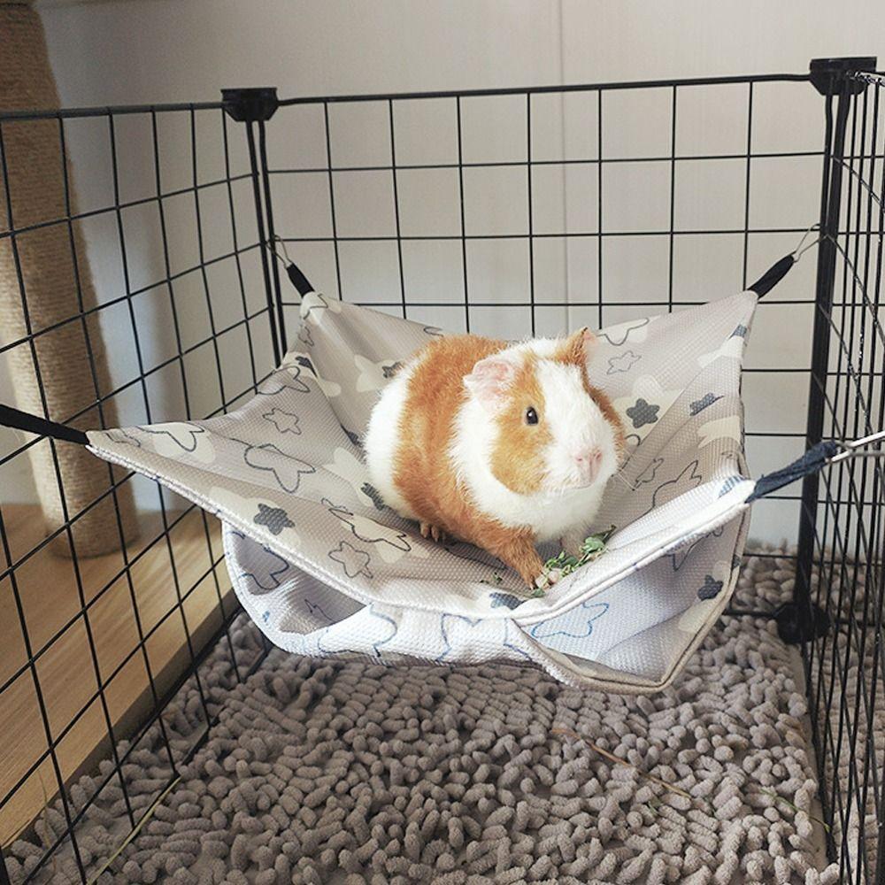 Summer Cooling Hamster Hanging Beds Comfortable Hammock Swing Toys Pet Hammock Pets Supplies