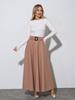 ISSA PLUS Floor Length Wool Skirt