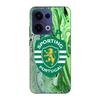 Чехол Maniacase для Oppo Reno 13 5g SCP sporting portugal зеленый фон