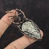 Кулон с камнем яшма K2 Кулон, обмотанный медной проволокой Ручная работа Медные украшения Кулон последнего дизайна Подарок на годовщину Украшения, обмотанные проволокой