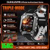 Новые 1500 мАч Военные Умные Часы Мужские 2,01" AMOLED GPS Маршрут 10ATM Водонепроницаемые SOS Светодиодный Фонарик Умные Часы Для Android iOS