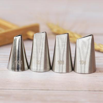 #101 #102 #103 #104 Насадка для создания формы лепестка розы Насадка для украшения глазурью Инструменты для выпечки и кондитерских изделий Формы для выпечки