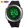 Многофункциональные креативные спортивные электронные часы skmei brand strength merchant мужские водонепроницаемые часы обратного отсчета