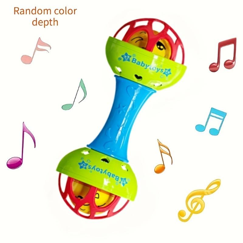 Soft Baby Rattle Shaker Toy for Newborn Grasp Training Early Educational Sensory Teether Toy