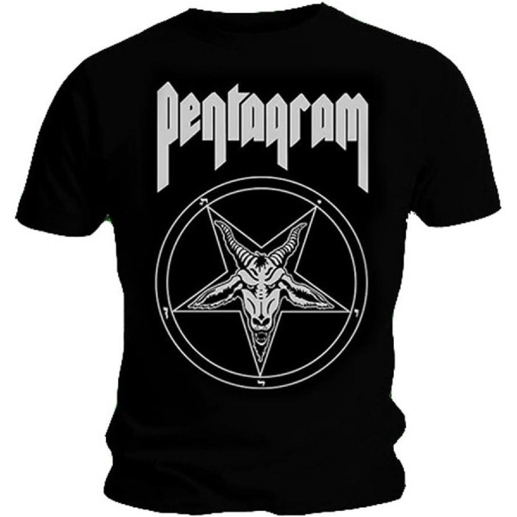 Мужская официальная футболка Пентаграмма Death Metal Relentless X-Large Черная