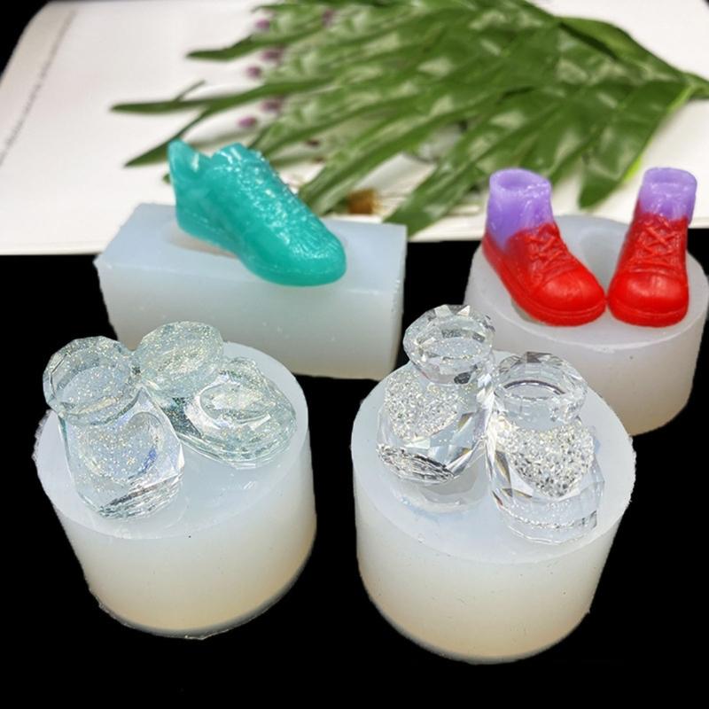 Симпатичные туфли Форма силиконовая форма декоративная подвеска форма ручная работа эпоксидная силиконовая форма формы эпоксидная смола изготовление поделок