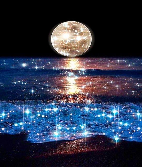 RUOPOTY Paint By Numbers Moon Scenery Unique Gift Home Decoration Picture By Number Sea Acrylic Drawing On Canvas