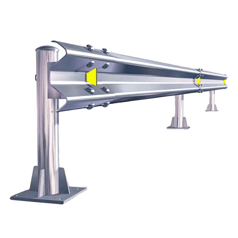 Powder-Coated Galvanized Steel Guardrail Panels for Highways and Rural Roads