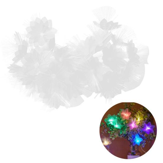 LED String Light Artificial Flowers Battery-operated Colorful Garland Valentines Day Christmas Party New Year Decoration LED Light