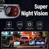 НОВЫЙ UHD 4K WIFI DashCam Видеорегистратор ночного видения Черный ящик Автомобильный видеорегистратор Камера Видеорегистратор Автоматическая поддержка G-сенсора Круглосуточная парковка