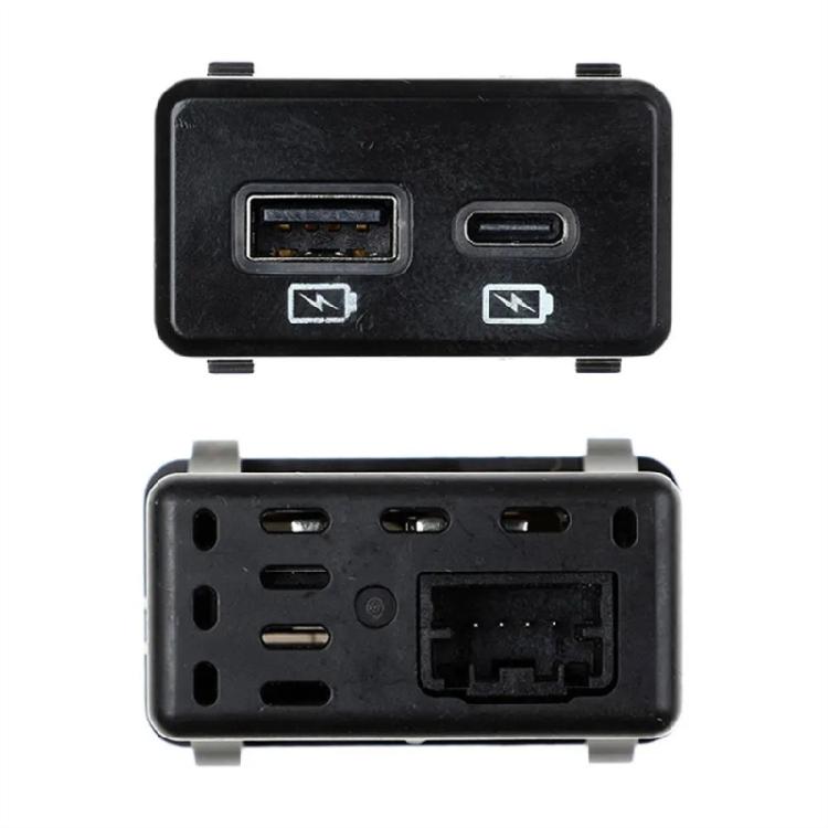 Незаменимый автомобильный USB-разъем для T98Q7-6RR0A T98Q76RR0A T99Q7-6LB0A T99Q7-6LB0B, Функция быстрой зарядки, Не требует инструментов