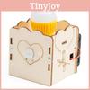 Деревянная умная настольная лампа DIY с датчиком, модель, образовательный научный эксперимент, учебное пособие Ha-a18