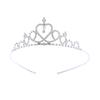 Детская корона Металлическая корона со стразами Повязка на голову для выступления на подиуме Повязка на голову принцессы на день рождения Повязка на голову