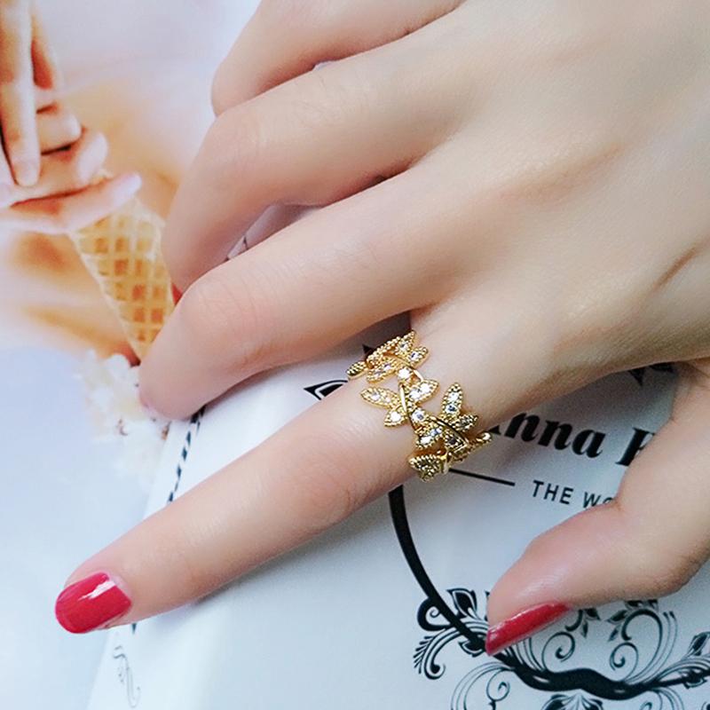 Женские кольца с бабочками серебристого цвета/золотистого цвета, эффектные женские кольца на пальцы с кубическим цирконием, свадебная вечеринка, новые украшения