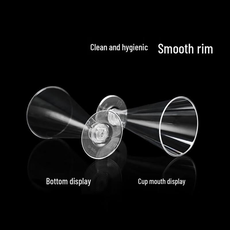 Одноразовые пластиковые десертные стаканчики с крышками