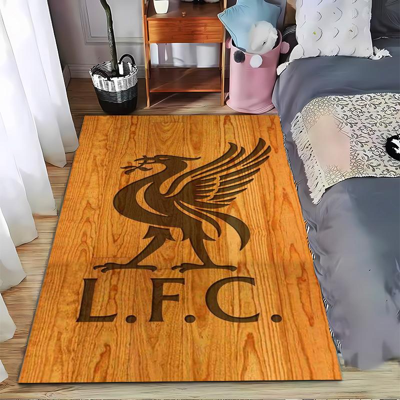 L.F.C. Wooden Texture Design Designed floor mat, suitable as a non-slip mat for the living room or bedroom sofa
