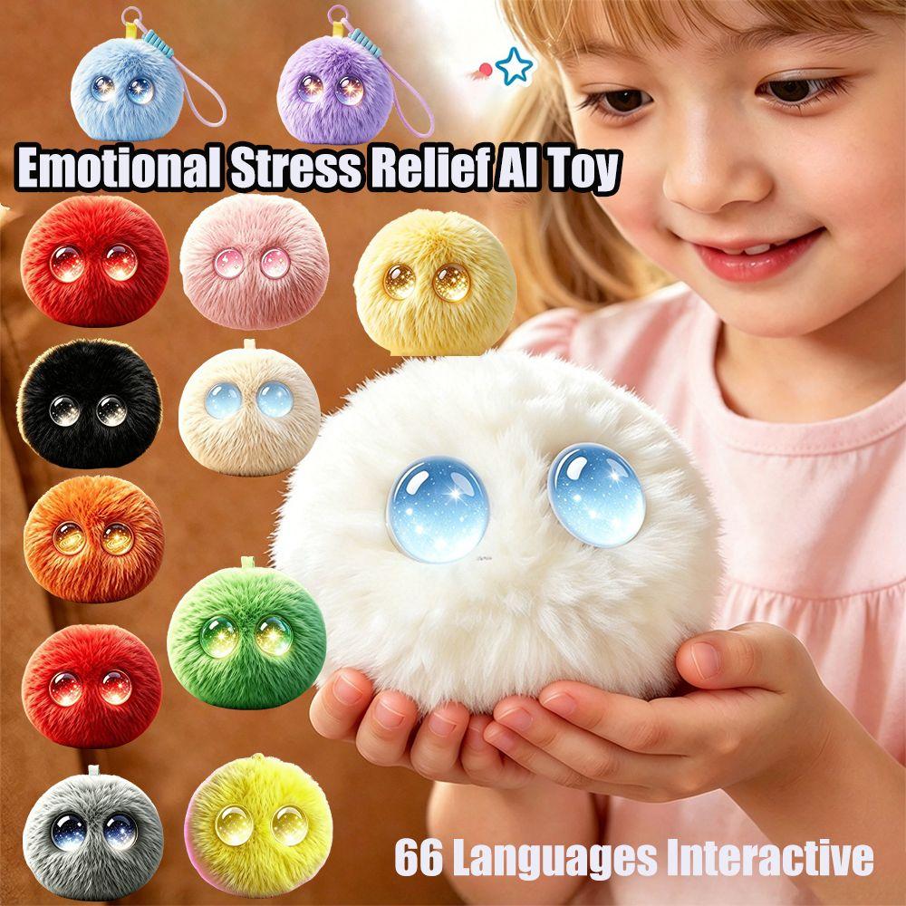 Emotional Support Plush Desk Buddy Plush Toy Interactive Plush Doll Desk Decor