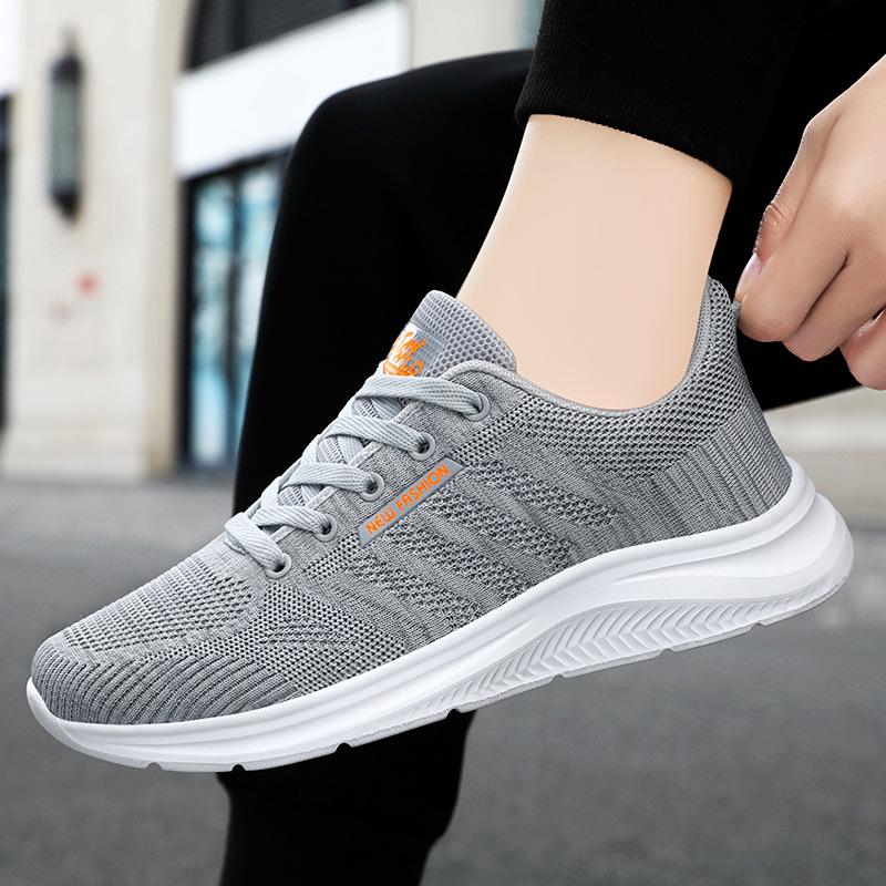 Обувь мужская летняя новая универсальная чисто черная мужская обувь мужская обувь дышащая и не вызывающая запаха ног спортивная обувь повседневная обувь