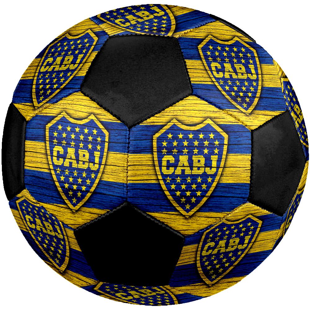 Футбольный мяч Boca Juniors, разноцветный, подходит для всех возрастов, машинная строчка, материал ПВХ, соревновательного уровня, прочный и с высоким отскоком