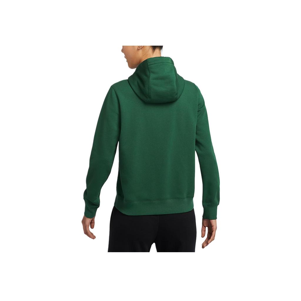 Nike Club Team Logo Hooded Comfortable Pullover Long Sleeve Sweatshirt Women Sweatshirt Canyon-Green IB8897-341