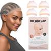 Wholesale HD Wig Cap for Women Invisible Ultra-thin Stretchy Stocking Caps for Lace Front Wigs Sheer Wig Cap Thin Nylon Cap