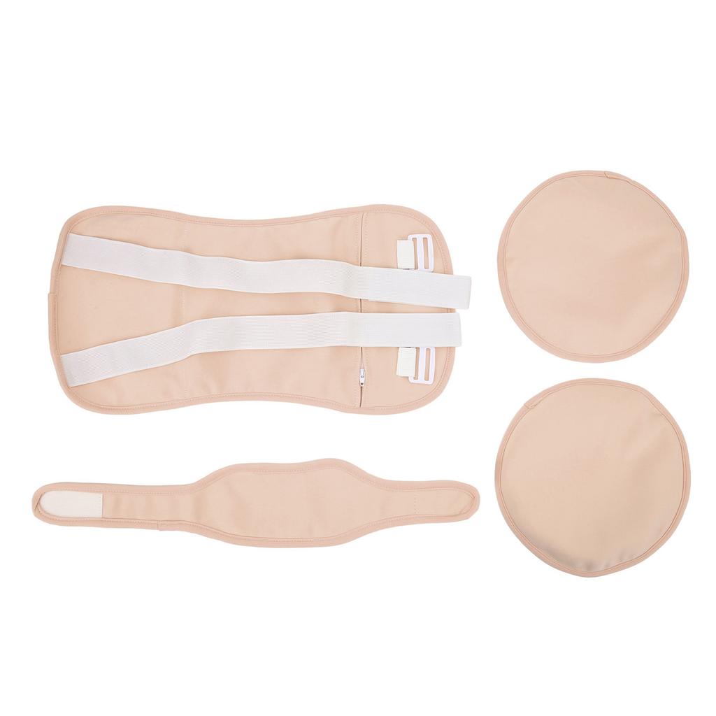 Castor Oil Pack Kit Adjustable Strap Reusable Leakage Proof Castor Oil Pack Wrap for Waist Neck