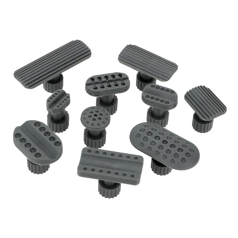 10 шт./компл. Аксессуары для ухода за автомобилем Съемник вмятин Присоска Прокладки для удаления вмятин Инструмент для ремонта автомобиля Пластиковая прокладка Прокладки для ремонта листового металла автомобиля