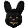 Scary Bloody Plush Bunny Mask Realistic Bloody Bear Mask Funny Halloween Mask Men