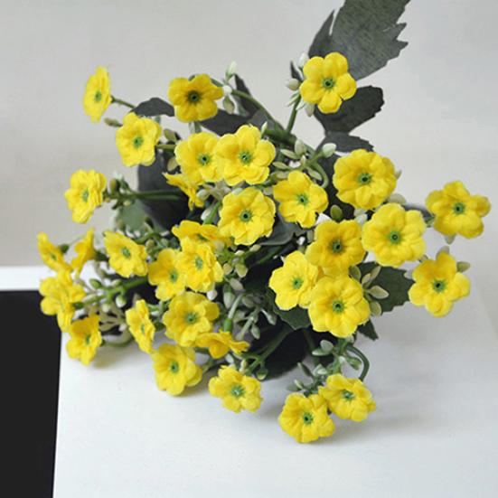 1шт 6 веток 36 голов моделирование шелковый цветок Милан DIY искусство свадьба домашний декор