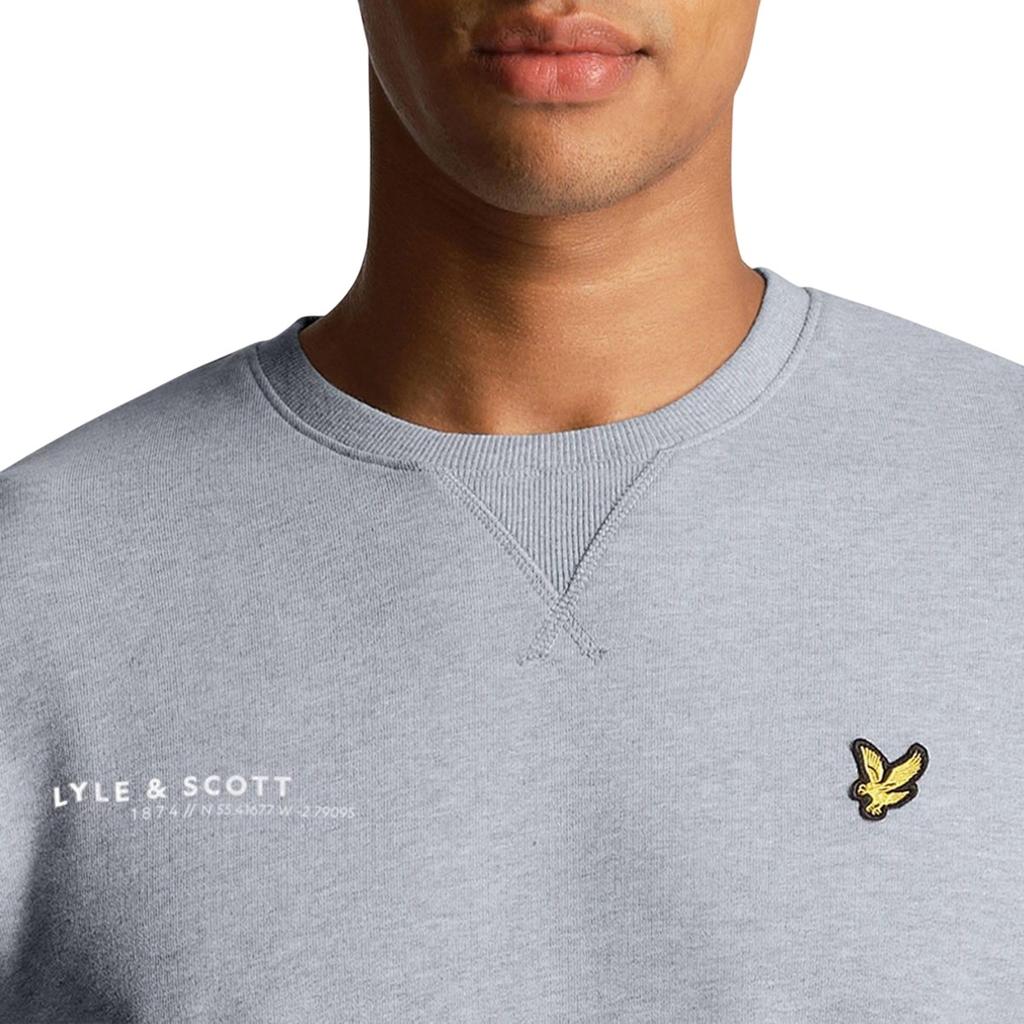 Lyle & Scott Mens Co-Ordinate Print Crew Neck Sweatshirt