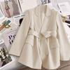 Spring Women's Fashionable Lace-up Suit Jacket