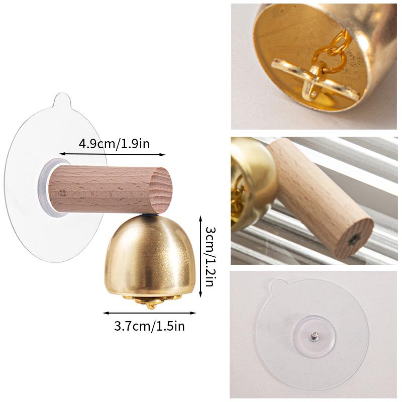Japanese Doorbell Wood Wind Chime Wind Chimes Copper Bell Decorative Vintage Door Bell Home Decorations Campanillas De Viento