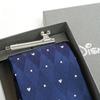 Disney Mickey Mouse Tie Tie Bar Set Includes Tie and Tie Clip & (Navy Blue, Wa-09) -