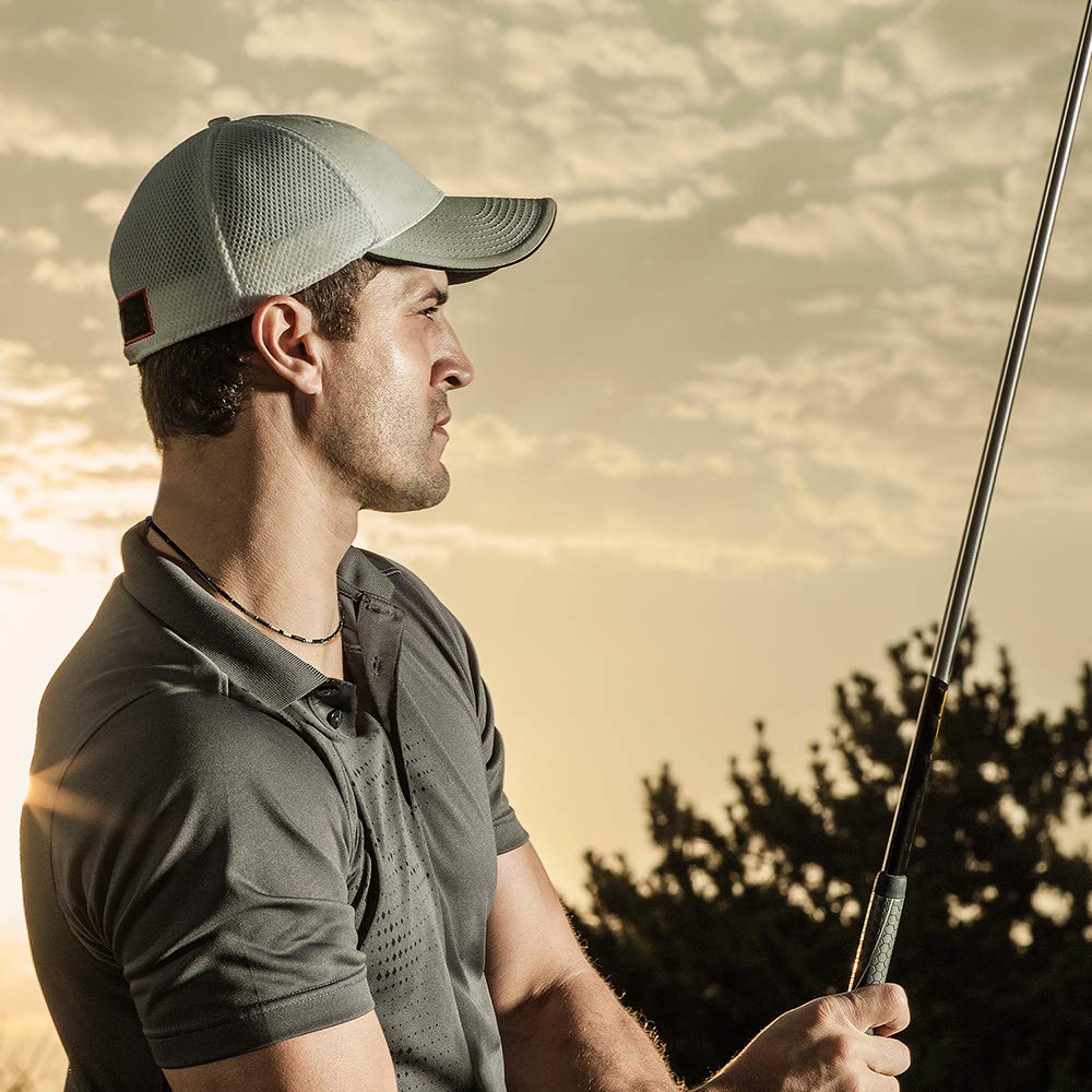 Core Force Neck Pro Black Spinel Golf Accessory for Core Strength, Balance, and Swing Stability, Increased Distance, Stylish for Men and Women (44cm)