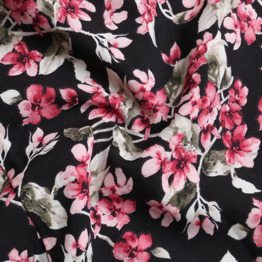 Женское платье с открытой спиной и квадратным вырезом, длинными рукавами, высокой талией и цветочным принтом