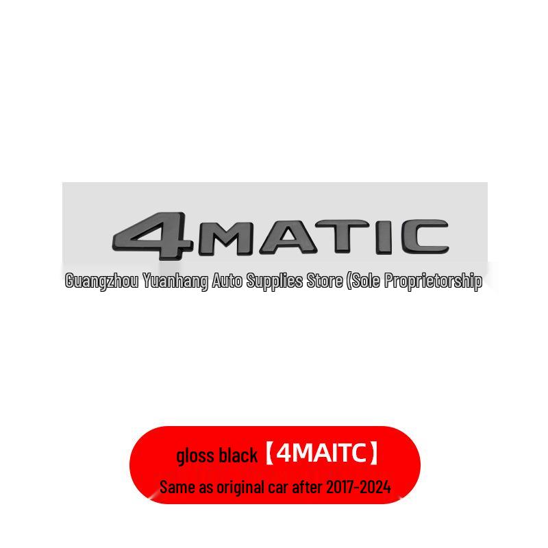Совместимо с Mercedes GLS400d GLS500 GLS63 AMG V8 Biturbo 4MATIC Наклейка-эмблема на крыло