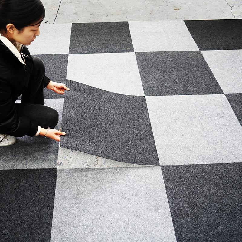 Самоклеящаяся модульная офисная ковровая плитка