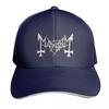 Кепки для блэк-метал группы Mayhem Модные повседневные бейсболки Регулируемая кепка Хип-Хоп Летние Унисекс Бейсболки