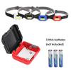 Mini Cob Headlight Portable Led Headlamp Waterproof Head Front Light With 3Modes Lighting Outdoor Camping Hiking Head Flashlight