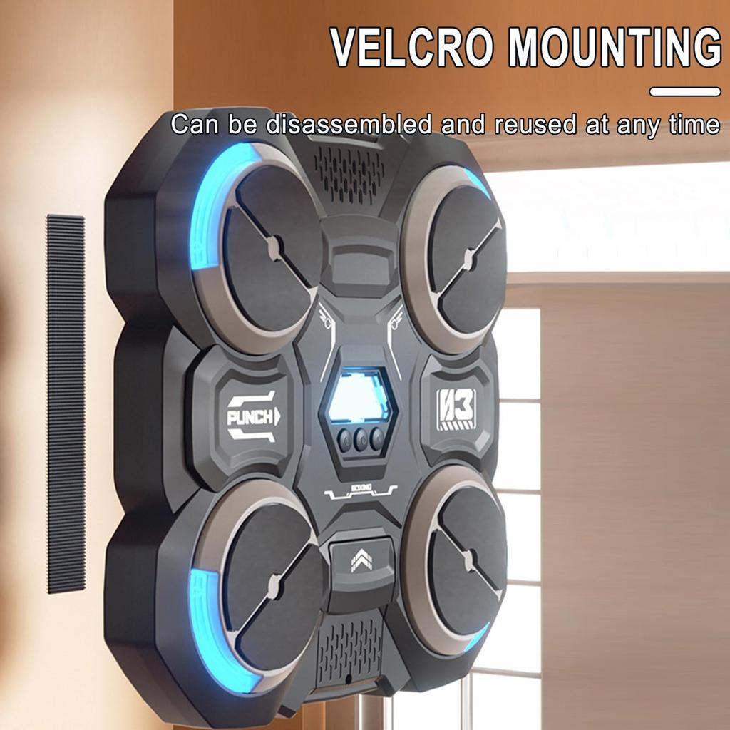 Детская спортивная игрушка Музыкальная боксерская машина, интеллектуальная музыкальная боксерская машина со светодиодной подсветкой, игрушки для взрослых и детей