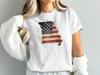 Distressed Missouri Map T-Shirt, USA Flag Patriotic Design