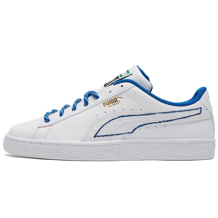 Puma Basket New Heritage White Royal Unisex Sneakers 380869-01