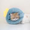 Cotton Bee Shape Cat Recovery Collar Adjustable Dog Elizabeth Circle  Stop Licking